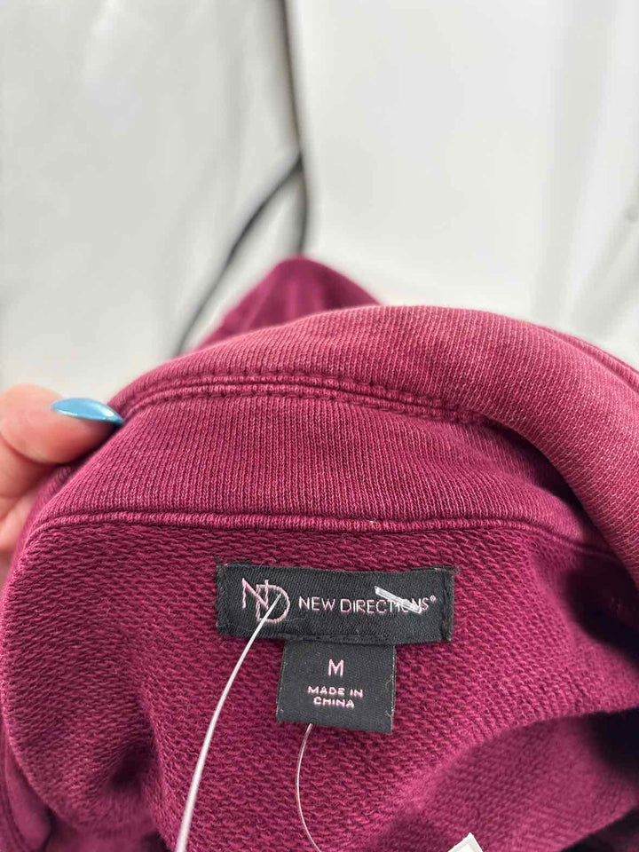 Size M NEW DIRECTIONS Plum Jacket