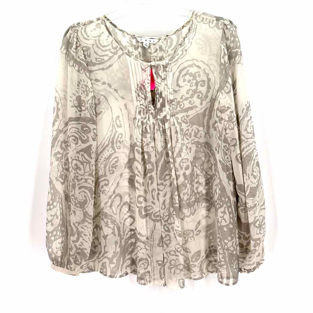 Size M CABI gray print Shirt