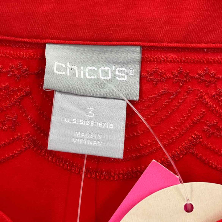 Size XL Chico's Red Dress