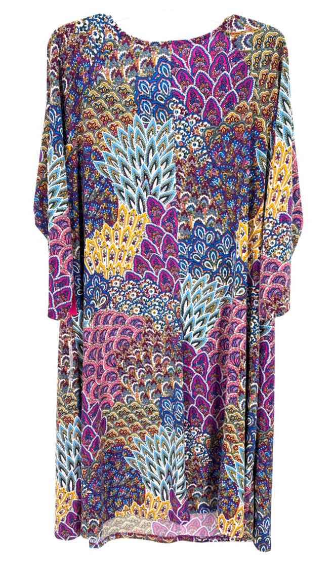Size 3X Multi-Color Knit Dress