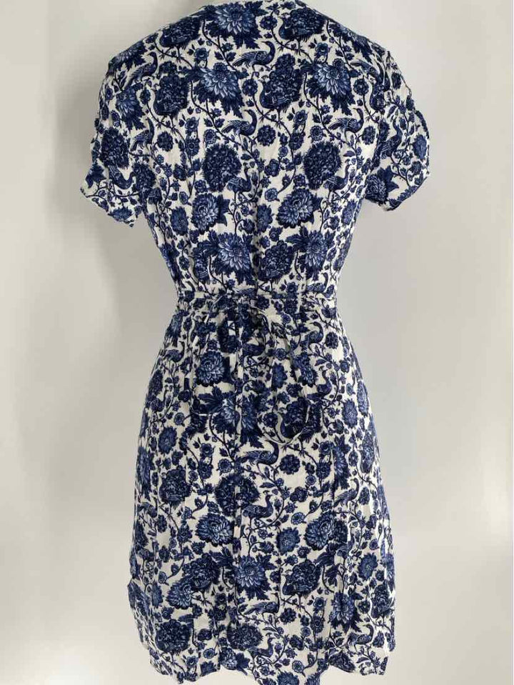 Size 36 Blue Print Dress