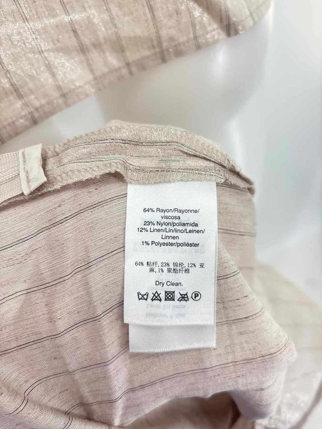 Size S KAREN KANE Gold Linen 2 PC Dress