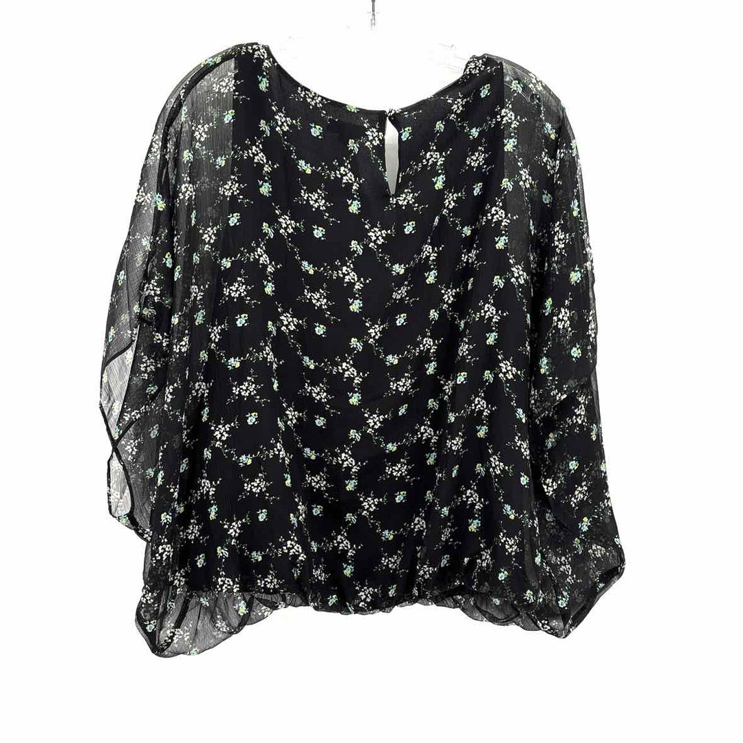 Size M Vince Camuto Black Print Shirt