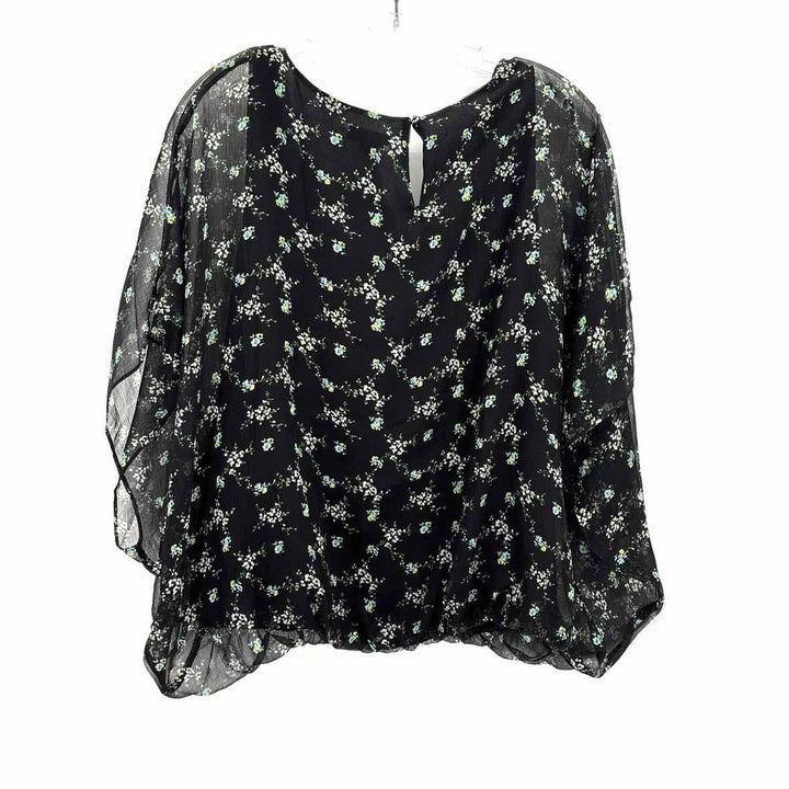 Size M Vince Camuto Black Print Shirt