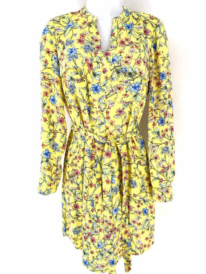 Size 4 NANETTE LEPORE Yellow Dress