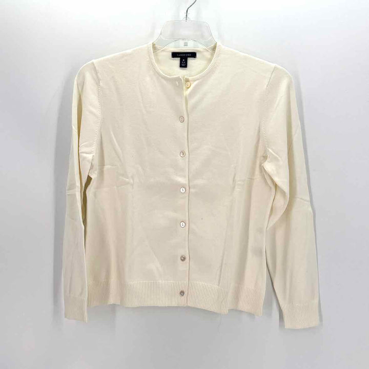 Size M LAND END Cream Sweater