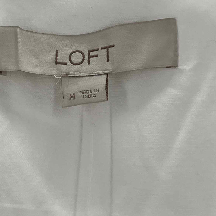 Size M LOFT White Shirt