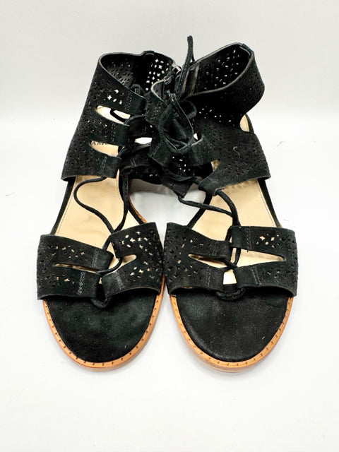 Shoe Size 7 Vince Camuto Black Suede Sandals