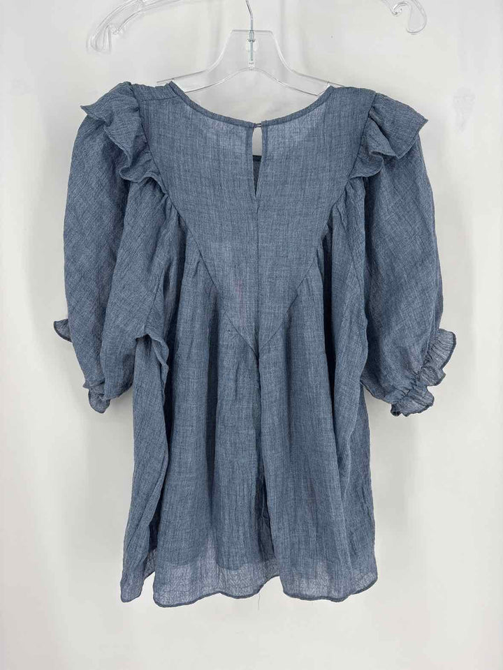 Size S MUSTARD SEED Blue Shirt