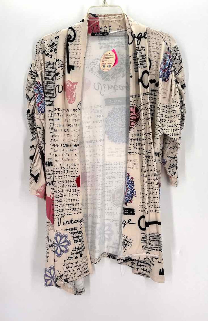 Size XL Cream Knit Cardigan