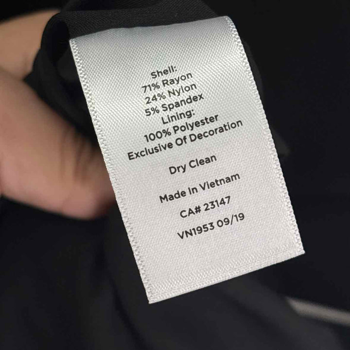 Size 22W Talbots Black 2 PC Dress