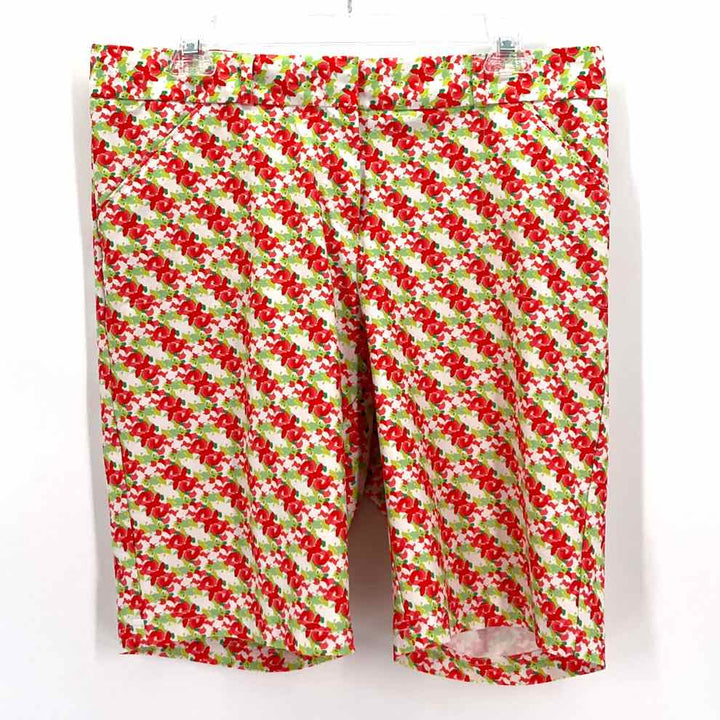 Size 8 Peter Millar ORANGE PRINT Shorts
