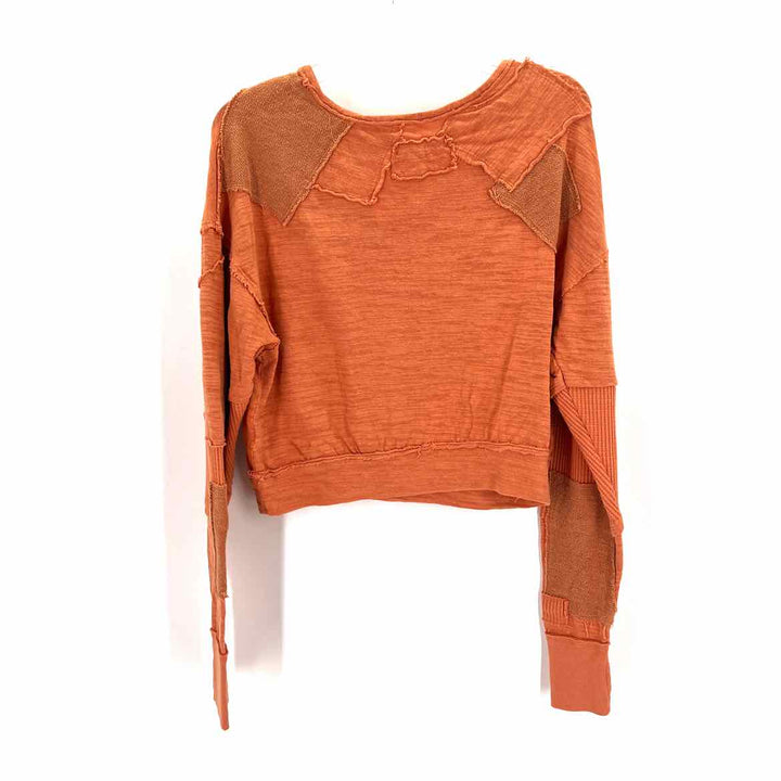 Size XS WE THE FREE Orange Cotton Sweater