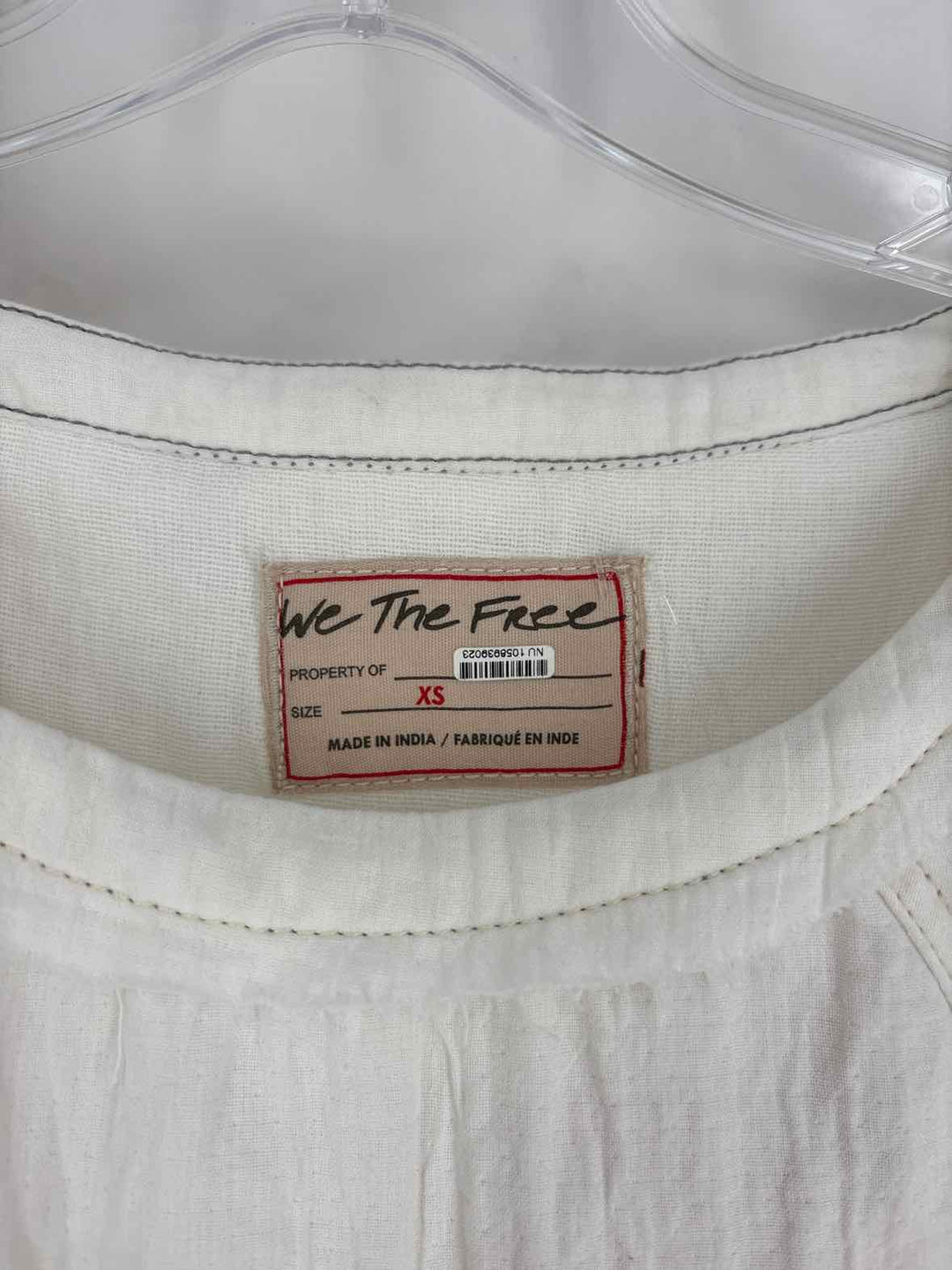 Size XS WE THE FREE White Shirt