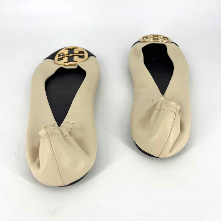 Shoe Size 9.5 Tory Burch Beige Flats