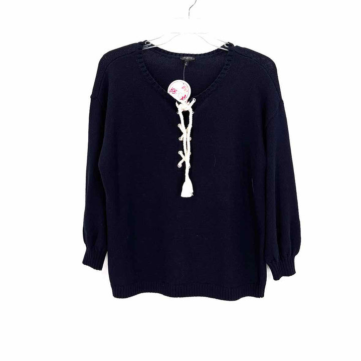 Size 1X Talbots Navy Sweater