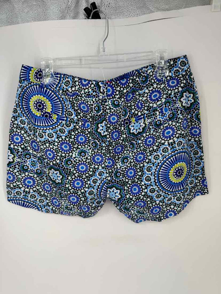 Size 6 Banana Republic Blue Print Shorts