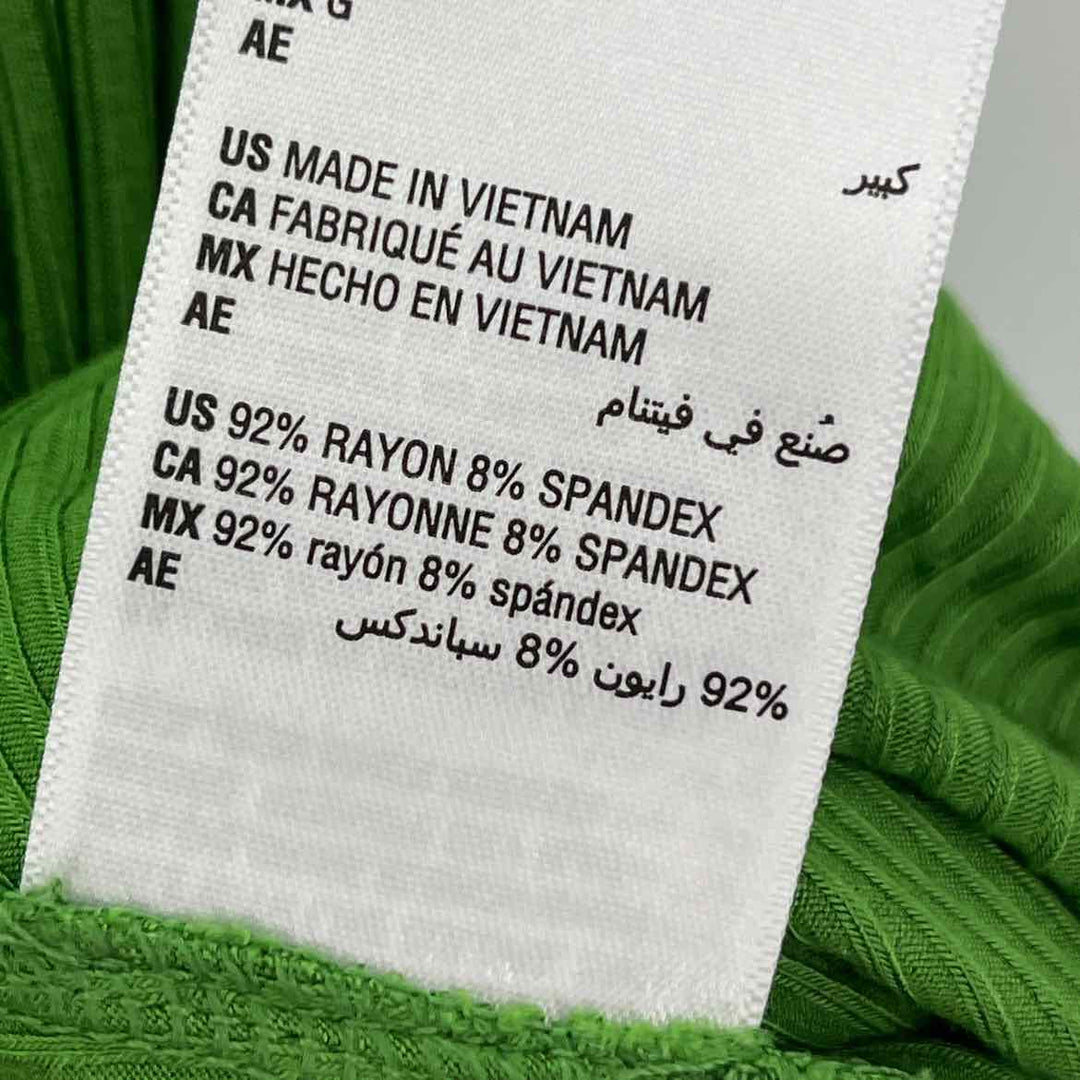 Size L ON 34TH Lime Green Knit Shirt
