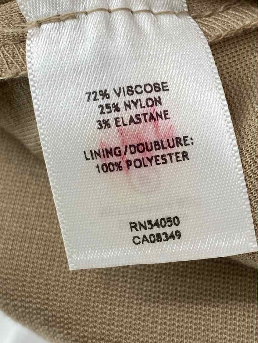 Size 4 ROBERT RODRIGUEZ Tan Dress