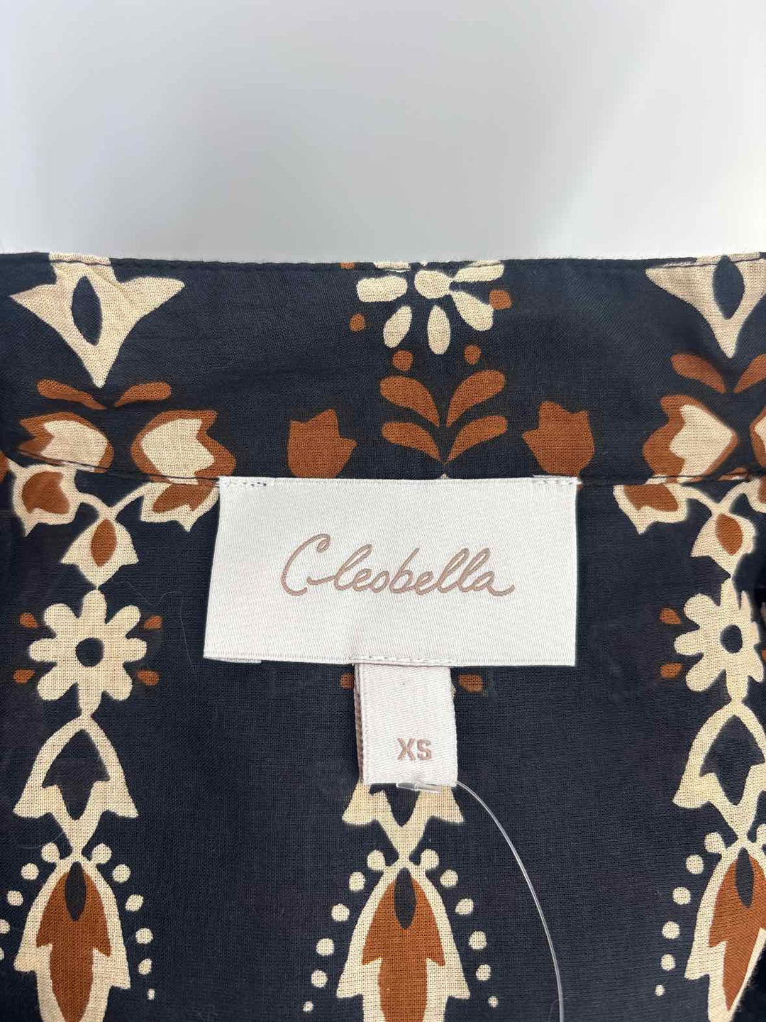Size XS CLEOBELLA Black Print Dress