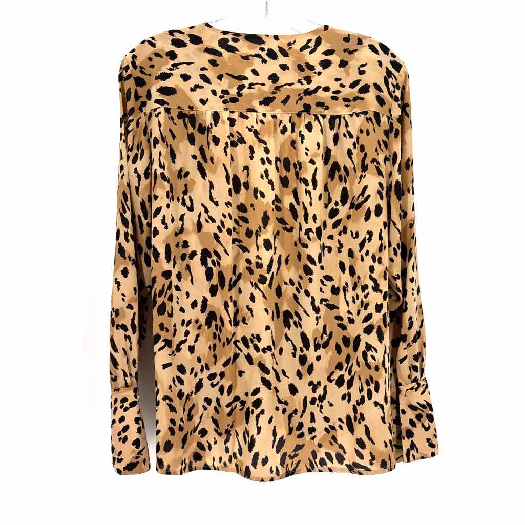 Size M INC Brown Print Shirt