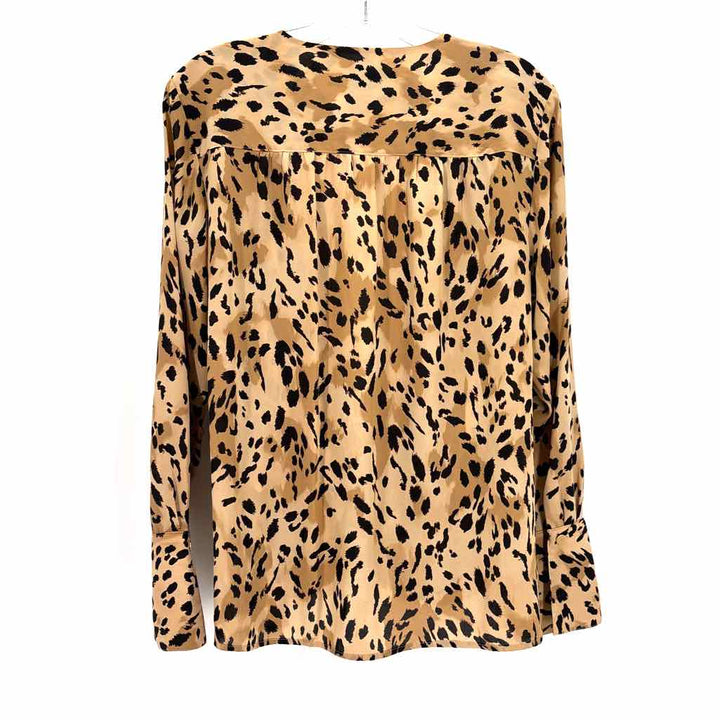 Size M INC Brown Print Shirt