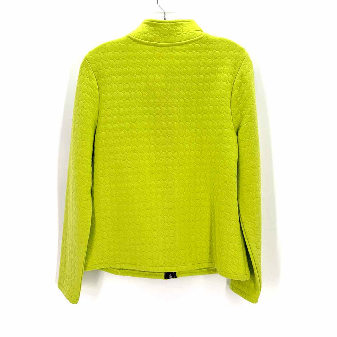 Size M KIM ROGERS Lime Green Jacket