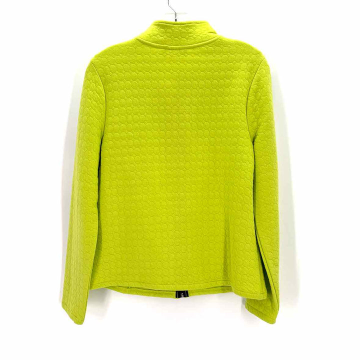 Size M KIM ROGERS Lime Green Jacket