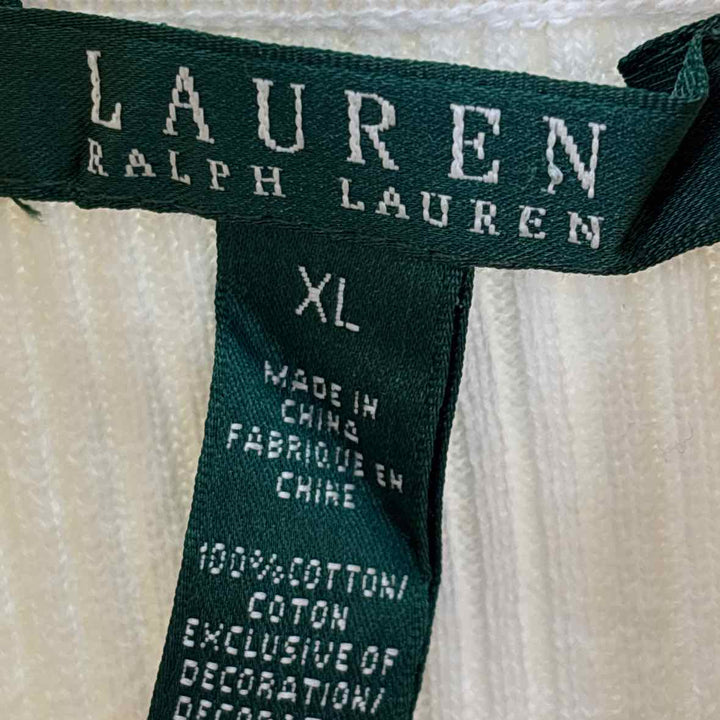 Size XL RALPH LAUREN Cream Sweater