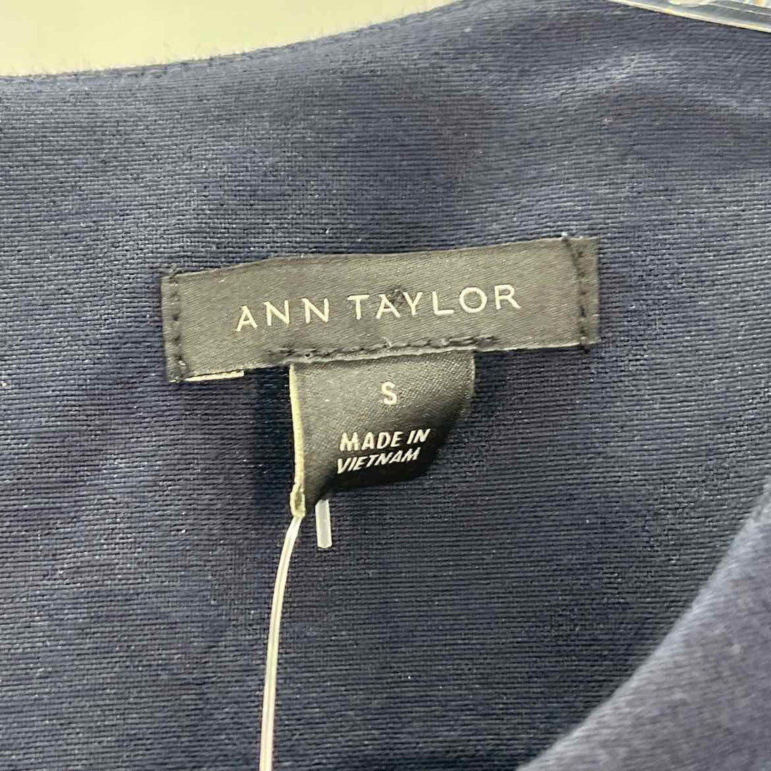 Size S Ann Taylor Navy Shirt