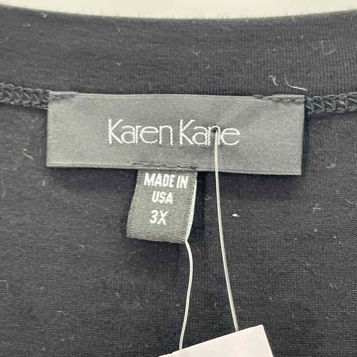 Size 3X KAREN KANE Black Shirt