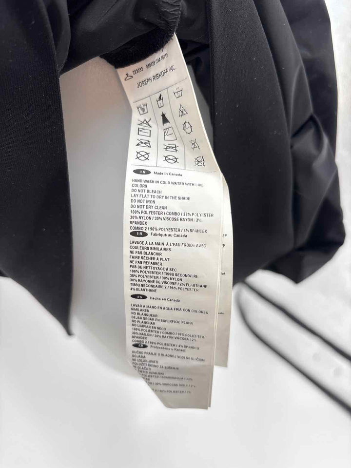 Size 8 JOSEPH RIBKOFF Black/White Dress