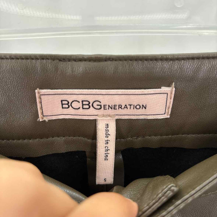 Size S BCBG Olive Faux Leather Pants