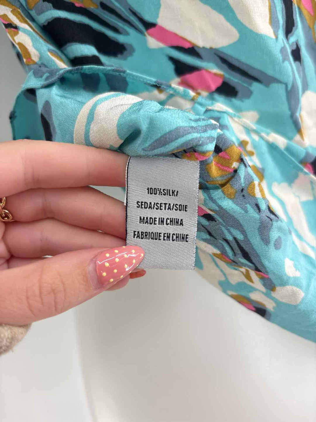 Size 4 TIBI Teal Shirt