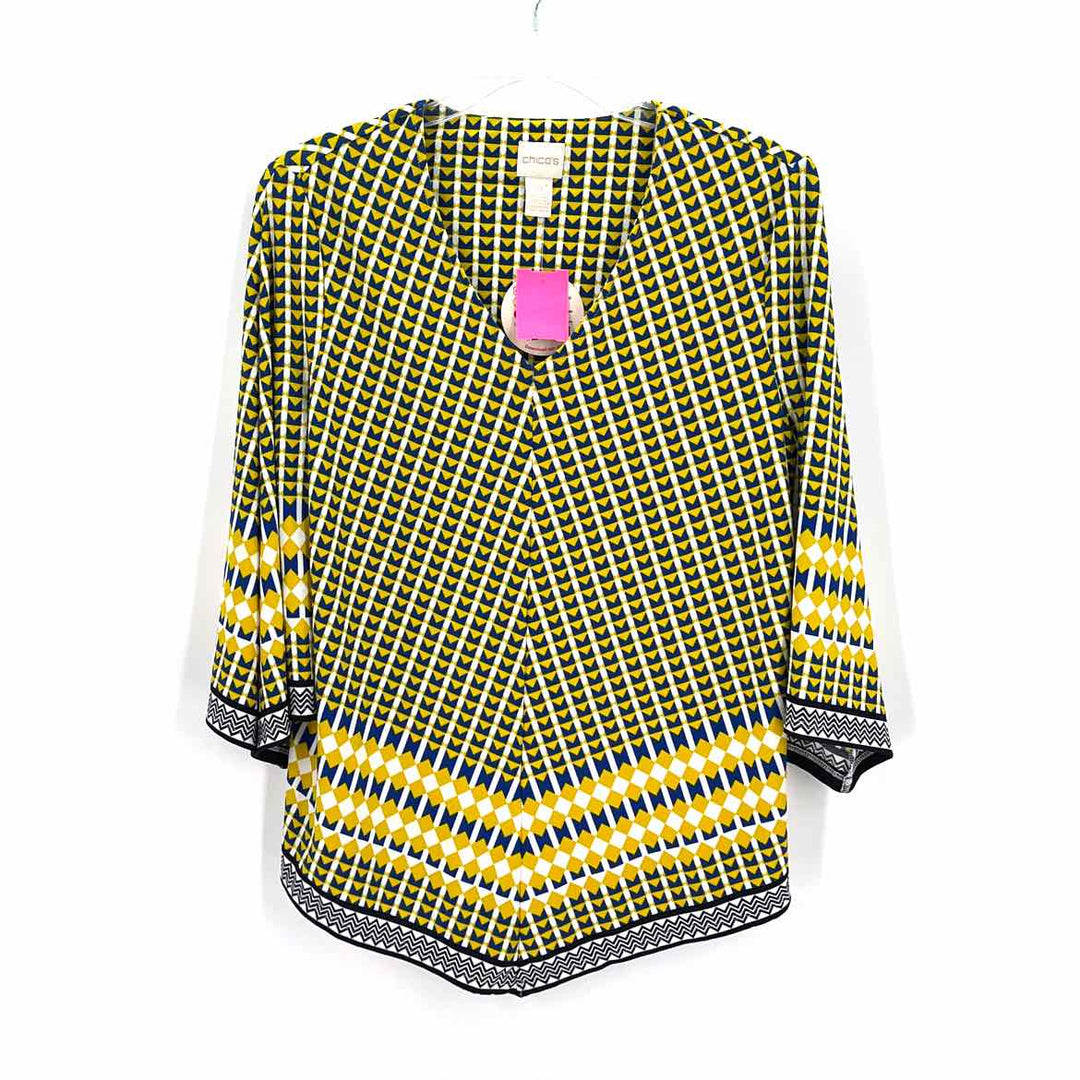 Size S Chico's Yellow Shirt