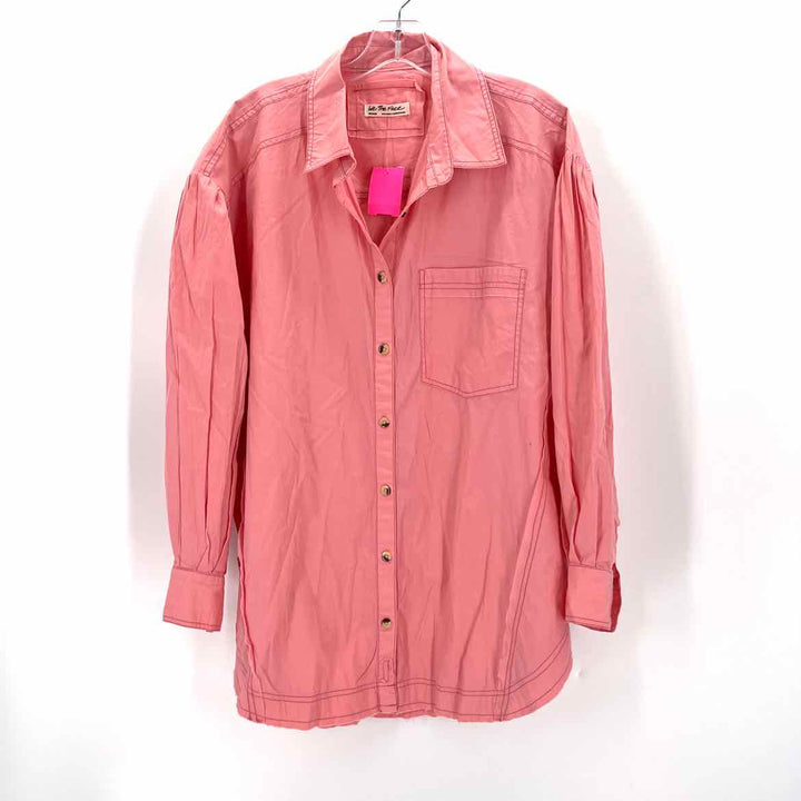 Size M WE THE FREE Pink Shirt