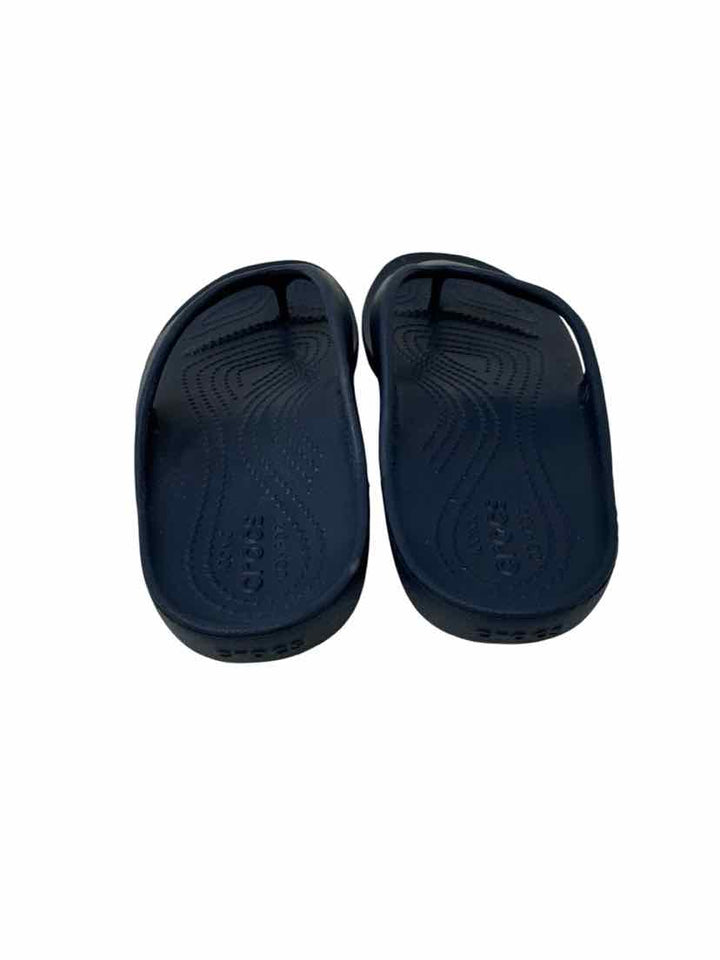Shoe Size 7 Crocs Navy Sandals