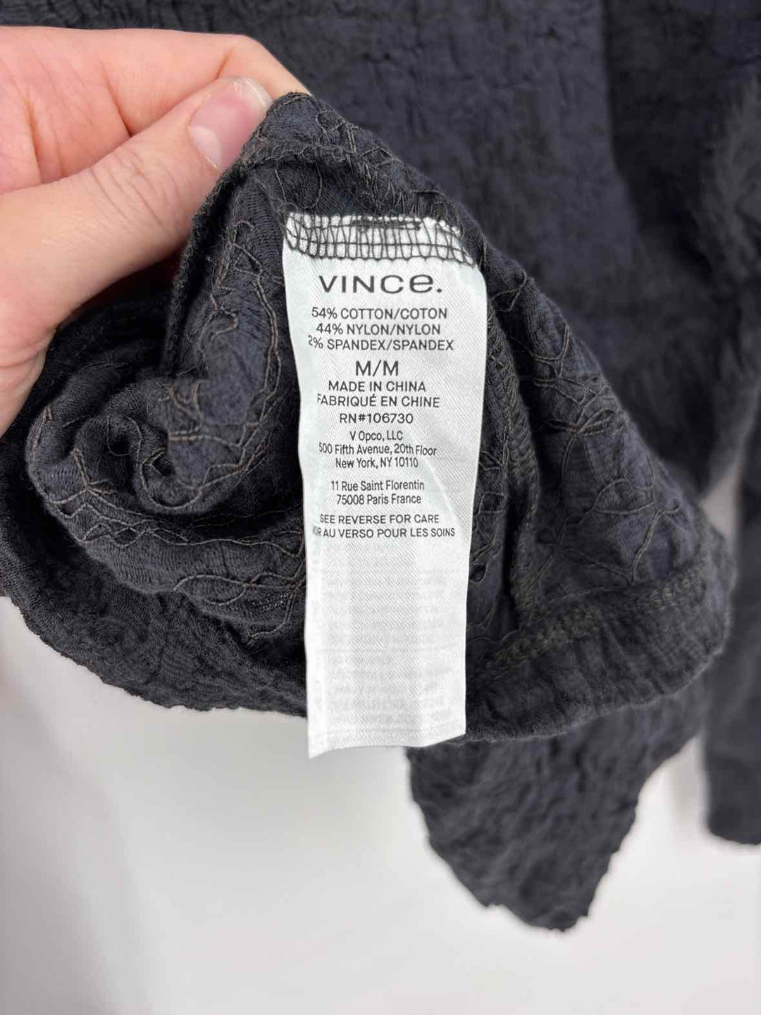 Size M VINCE Gray Shirt