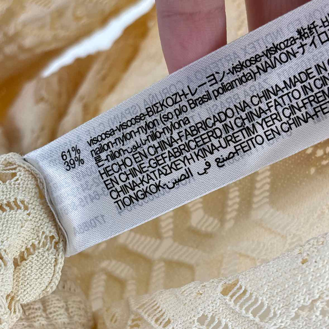 Size M ZARA Cream Shirt