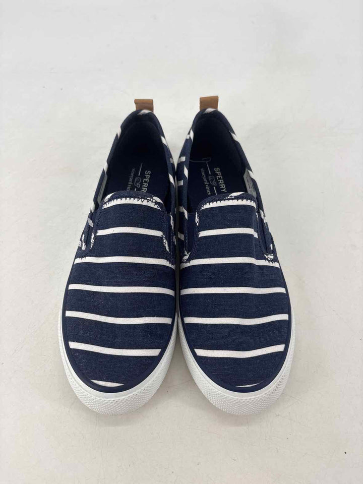 Shoe Size 9.5 Sperry Navy Print Sneakers