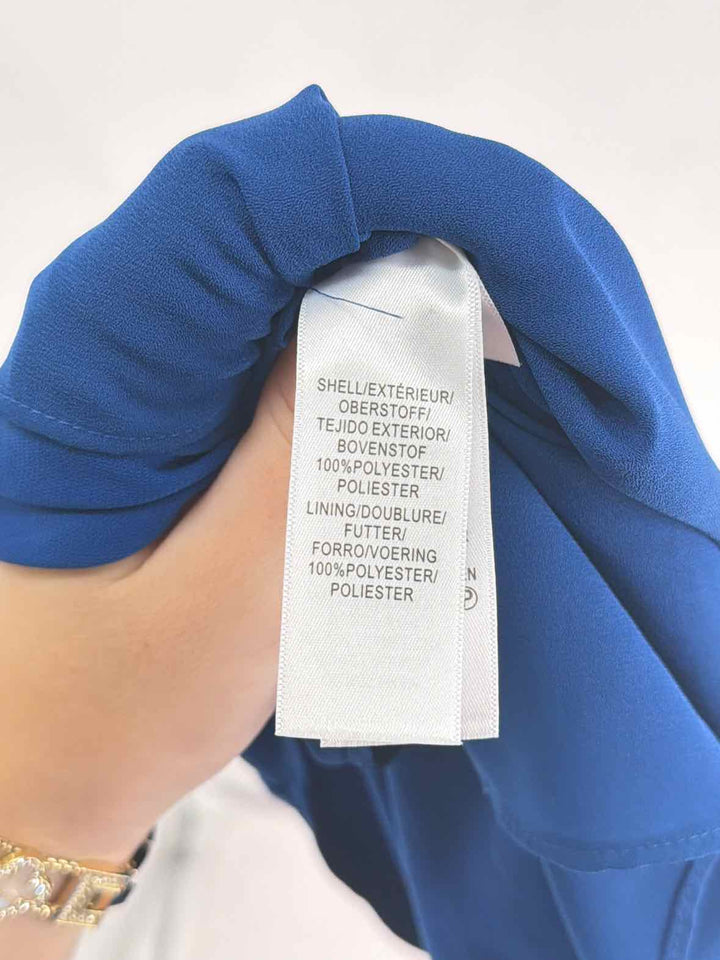 Size 14 Adrianna Papell Blue Dress