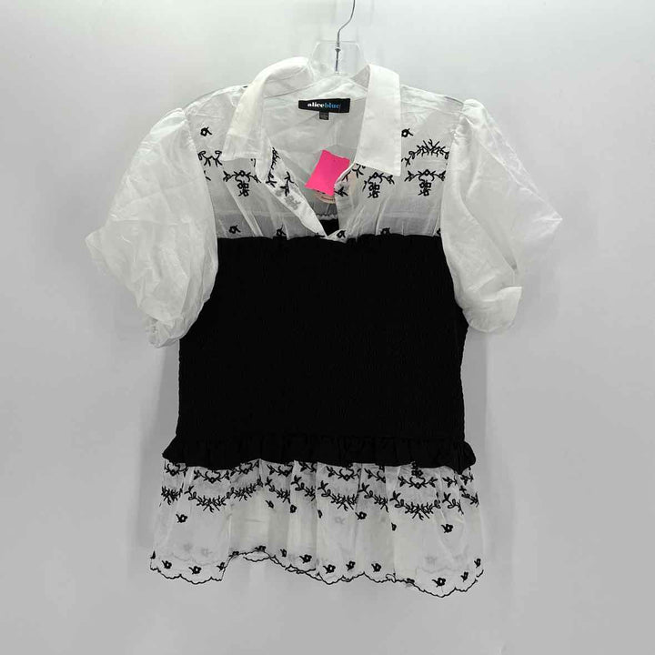 Size L Black/White Shirt
