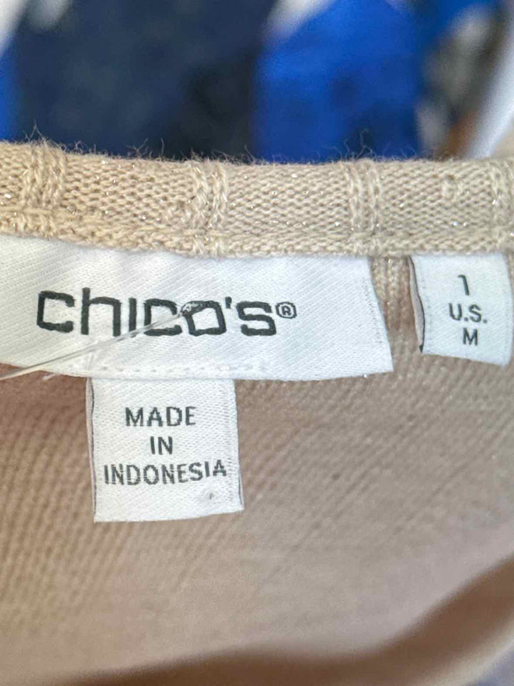 Size M Chico's Tan Sweater