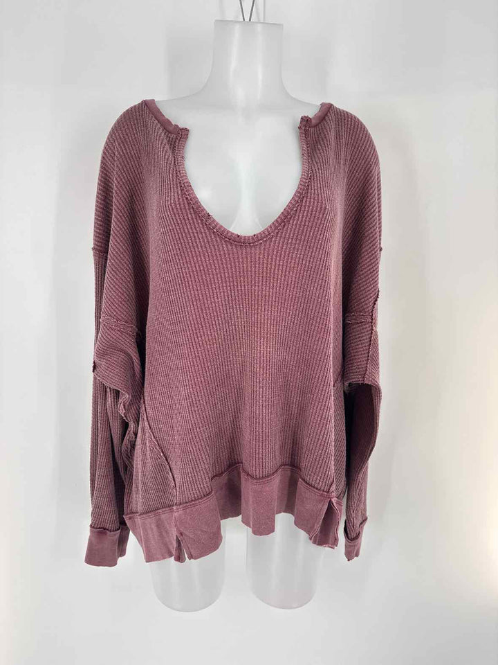 Size M WE THE FREE Purple Shirt