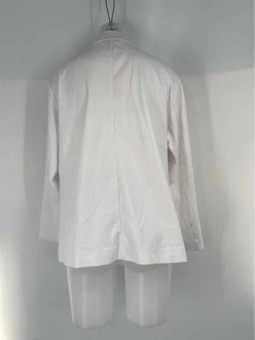 Size XL Eileen Fisher White Blazer