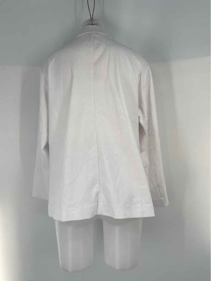 Size XL Eileen Fisher White Blazer