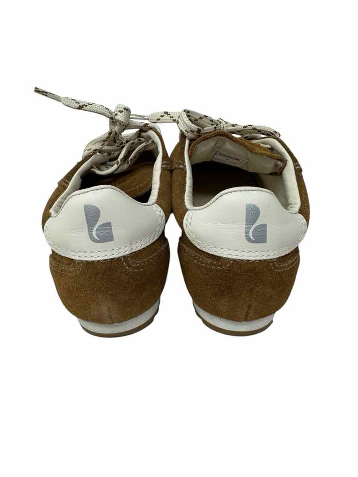Shoe Size 7 LARROUDE Brown Suede Sneakers