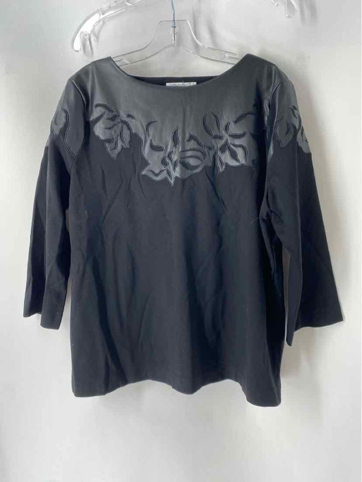 Size L Chico's Black Sweater