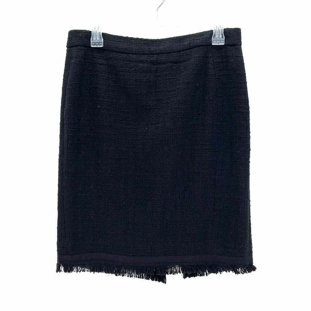 Size 10 J Crew Black Skirt