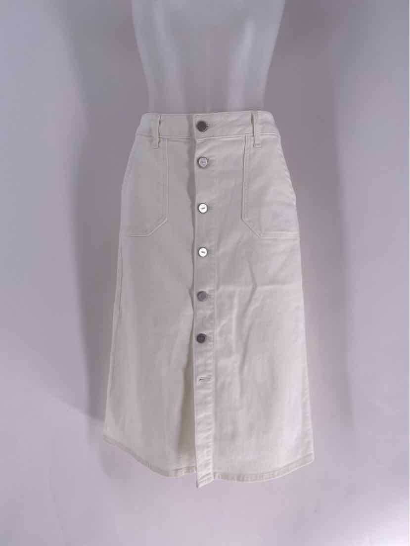 Size 28 PAIGE White Skirt